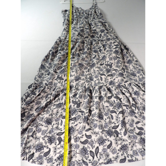 BB Dakota Tiered Maxi Dress Medium Tank Floral Boho Hippie Cottage Core - Picture 10 of 16